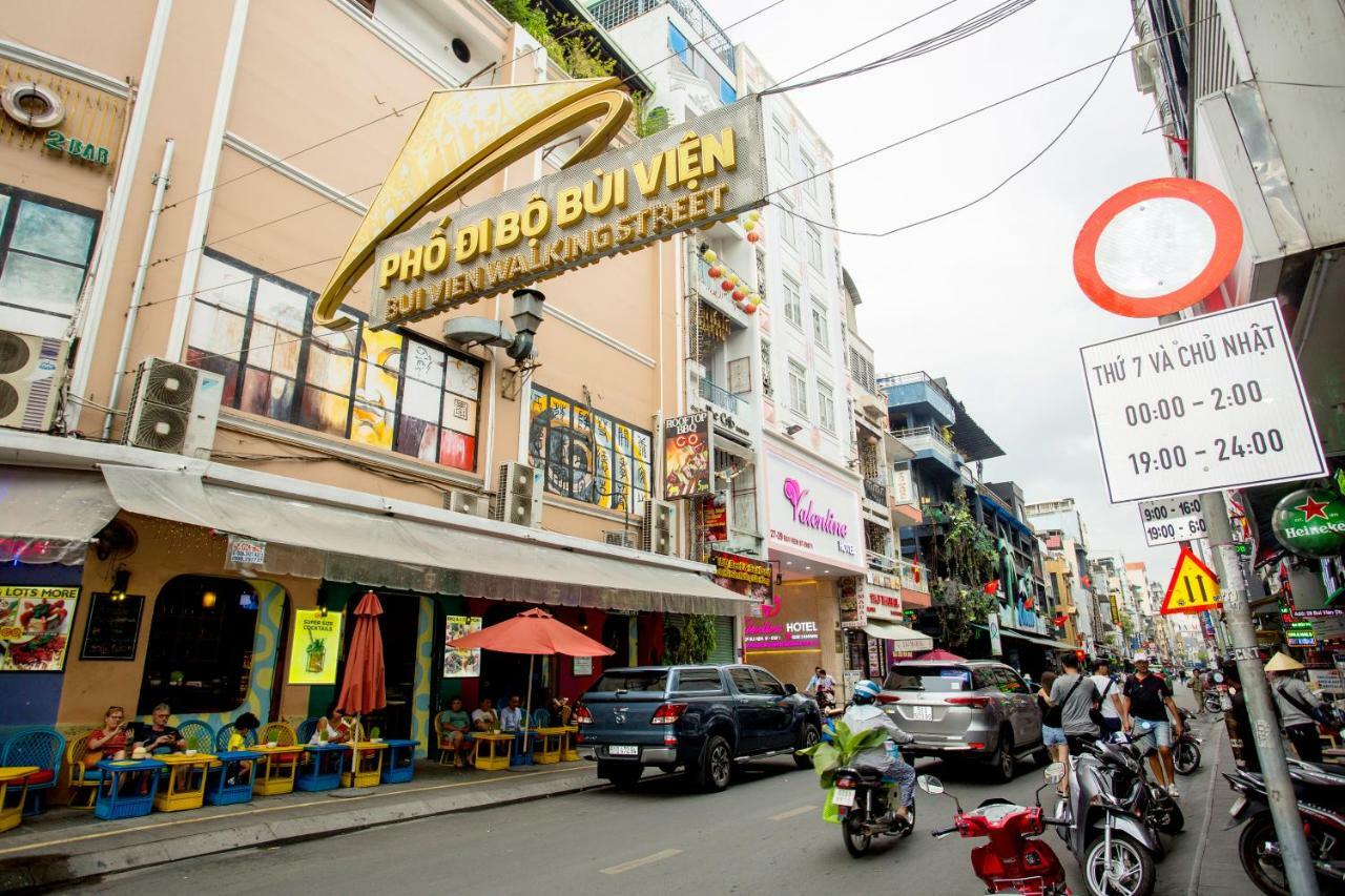 Valentine Hotel Saigon - Bui Vien Street Cidade de Ho Chi Minh Exterior foto
